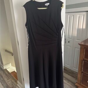 Calvin Klein Black Midi Dress